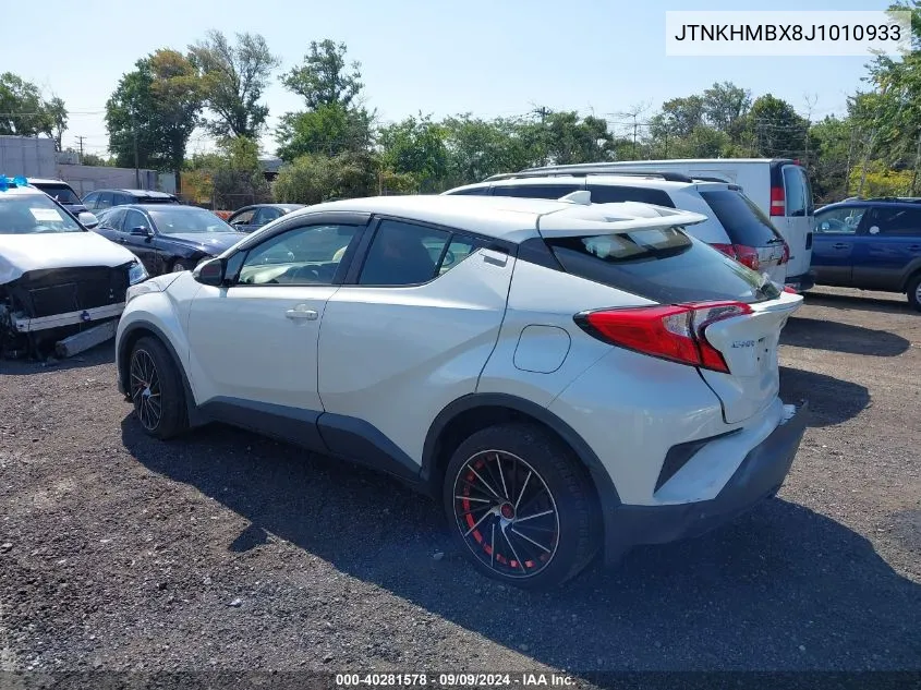 2018 Toyota C-Hr Xle VIN: JTNKHMBX8J1010933 Lot: 40281578