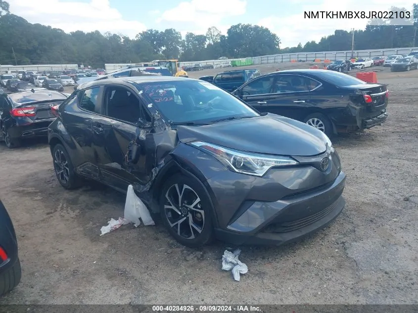 2018 Toyota C-Hr Xle VIN: NMTKHMBX8JR022103 Lot: 40284926