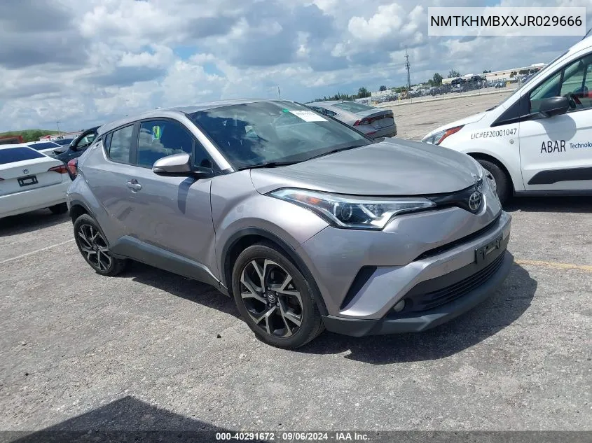 2018 Toyota C-Hr Xle Premium VIN: NMTKHMBXXJR029666 Lot: 40291672