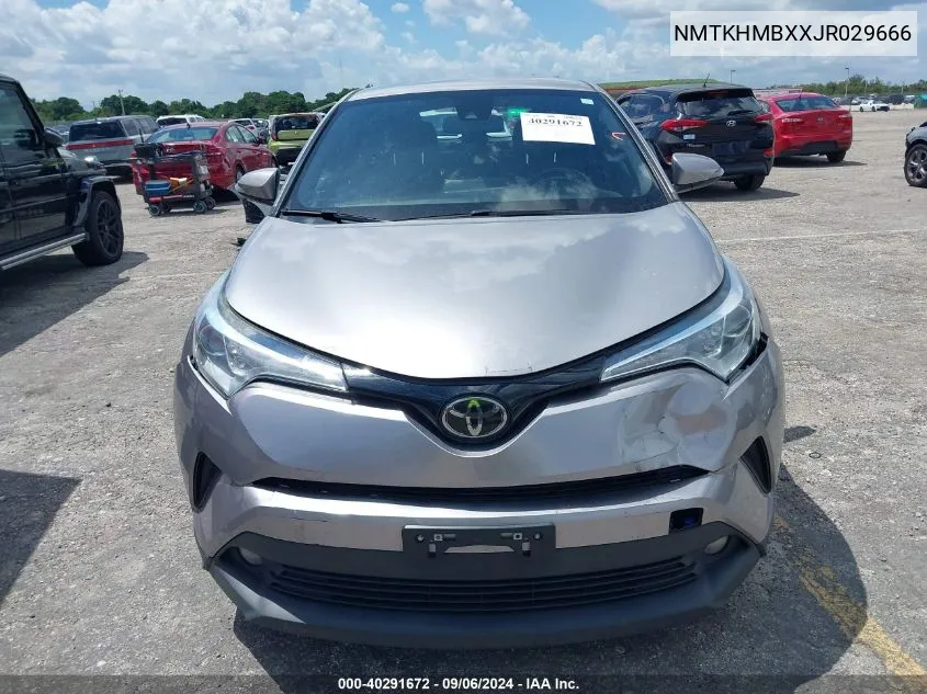 2018 Toyota C-Hr Xle Premium VIN: NMTKHMBXXJR029666 Lot: 40291672