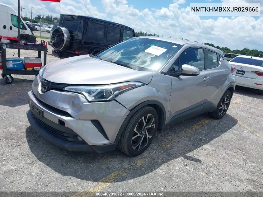 2018 Toyota C-Hr Xle Premium VIN: NMTKHMBXXJR029666 Lot: 40291672