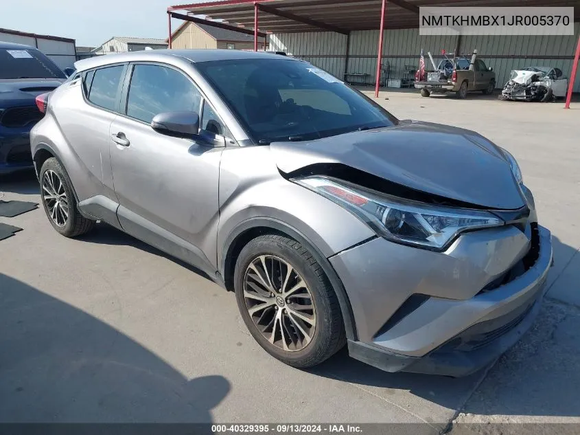 NMTKHMBX1JR005370 2018 Toyota C-Hr Xle