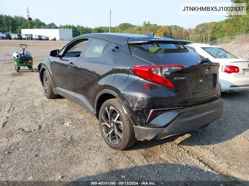 2018 Toyota C-Hr Xle/Xle Premium VIN: JTNKHMBX5J1002837 Lot: 40331380