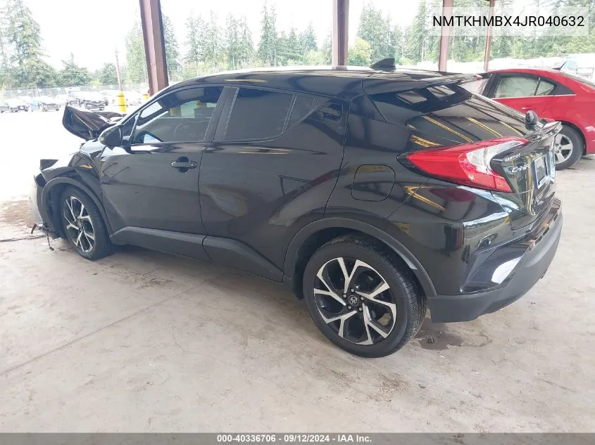 2018 Toyota C-Hr Xle VIN: NMTKHMBX4JR040632 Lot: 40336706