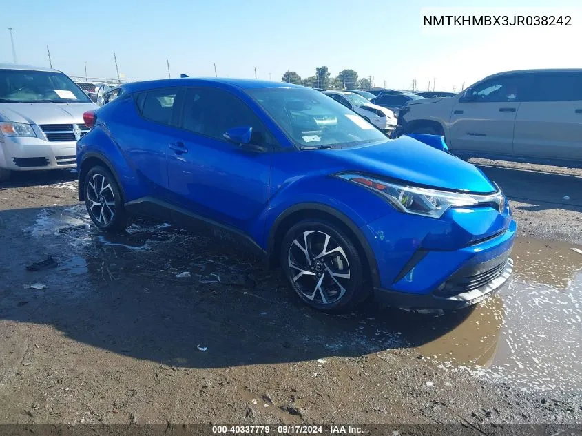 NMTKHMBX3JR038242 2018 Toyota C-Hr Xle Premium