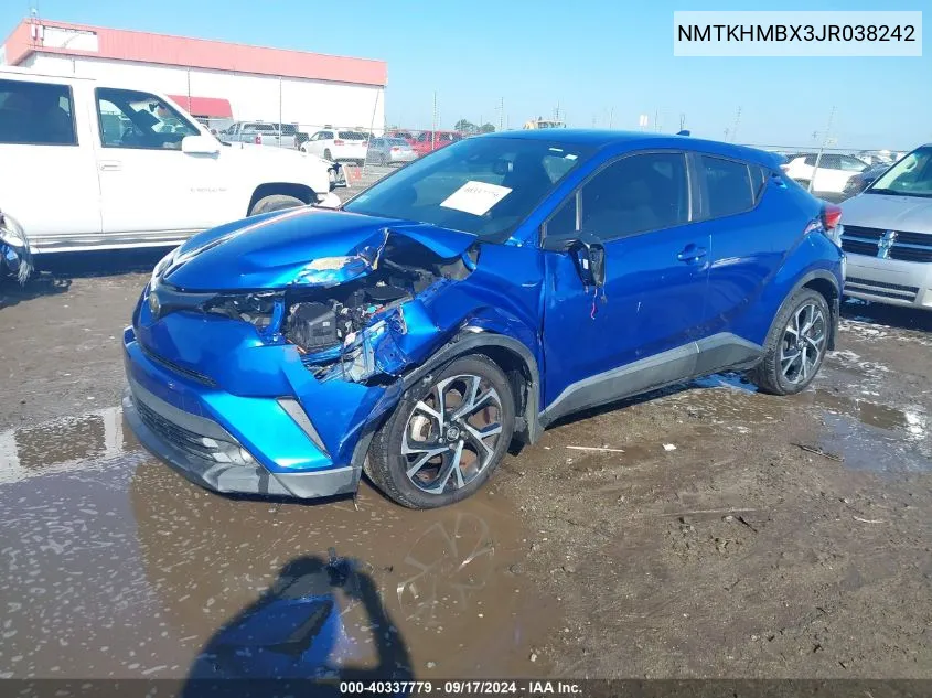 NMTKHMBX3JR038242 2018 Toyota C-Hr Xle Premium