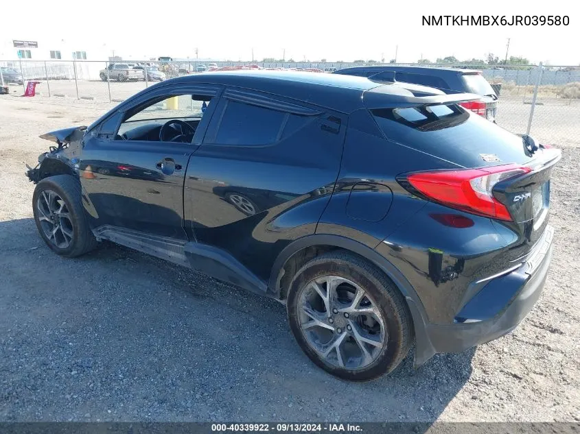 2018 Toyota C-Hr Xle VIN: NMTKHMBX6JR039580 Lot: 40339922