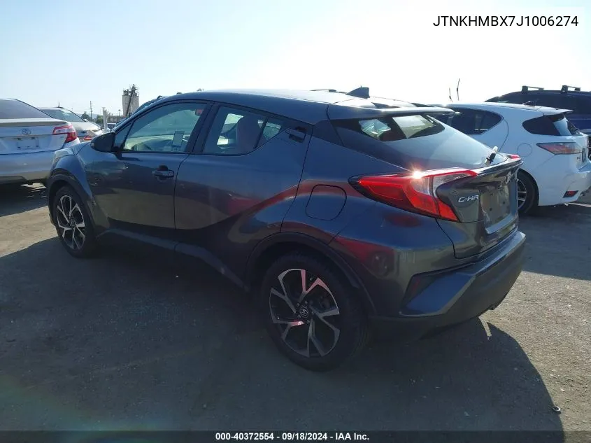 2018 Toyota C-Hr Xle VIN: JTNKHMBX7J1006274 Lot: 40372554