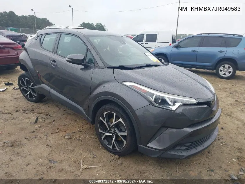 2018 Toyota C-Hr Xle VIN: NMTKHMBX7JR049583 Lot: 40372572