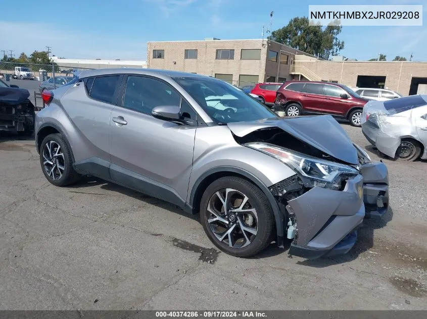 2018 Toyota C-Hr Xle VIN: NMTKHMBX2JR029208 Lot: 40374286