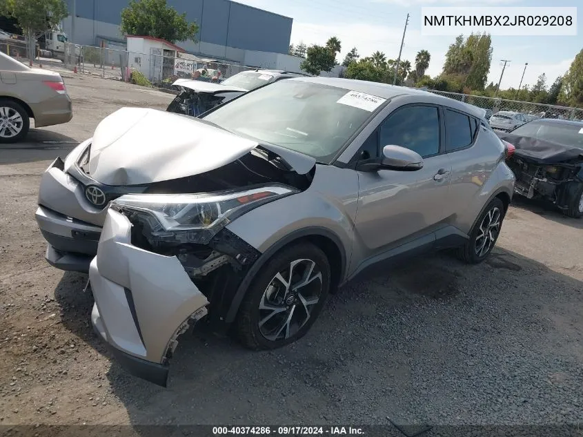 NMTKHMBX2JR029208 2018 Toyota C-Hr Xle