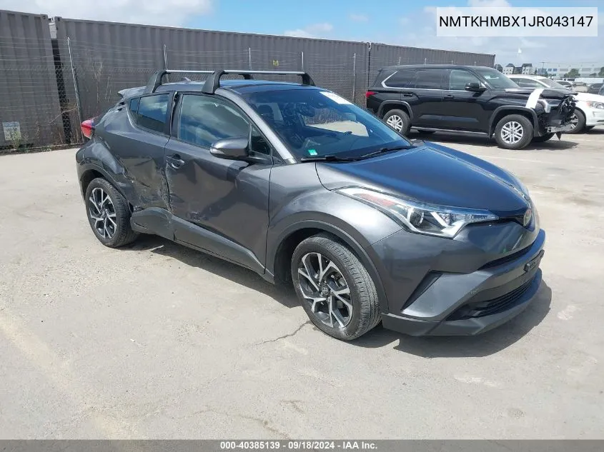 NMTKHMBX1JR043147 2018 Toyota C-Hr Xle