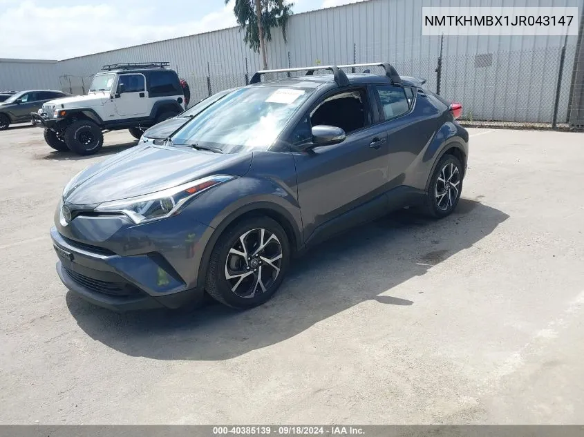 NMTKHMBX1JR043147 2018 Toyota C-Hr Xle