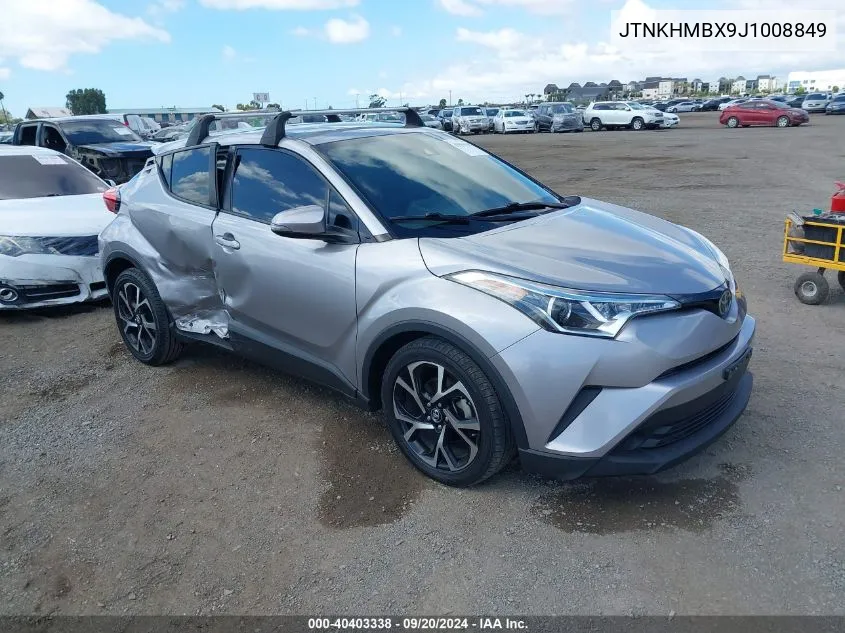 2018 Toyota C-Hr Xle VIN: JTNKHMBX9J1008849 Lot: 40403338