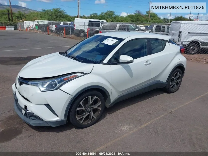 2018 Toyota C-Hr Xle/Xle Premium VIN: NMTKHMBX4JR011826 Lot: 40414591