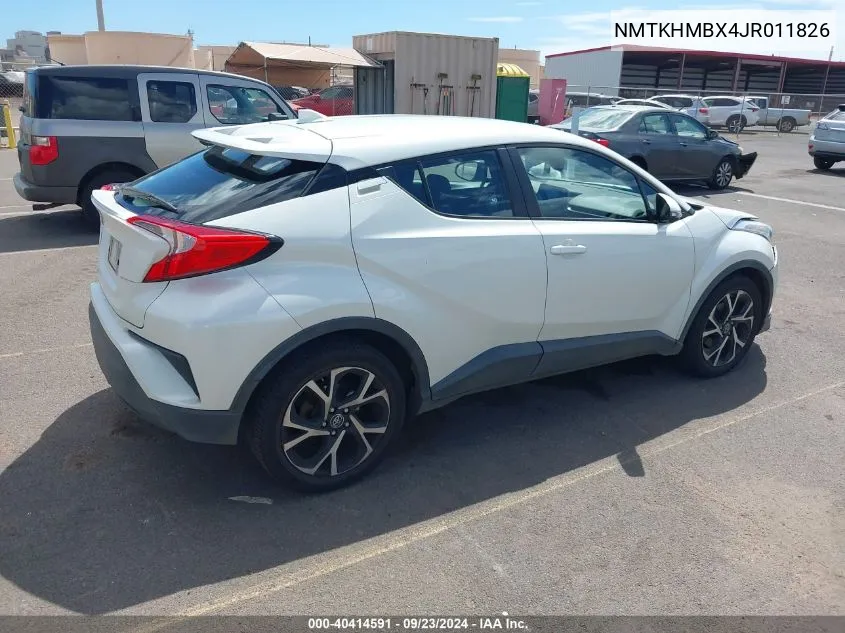 NMTKHMBX4JR011826 2018 Toyota C-Hr Xle/Xle Premium