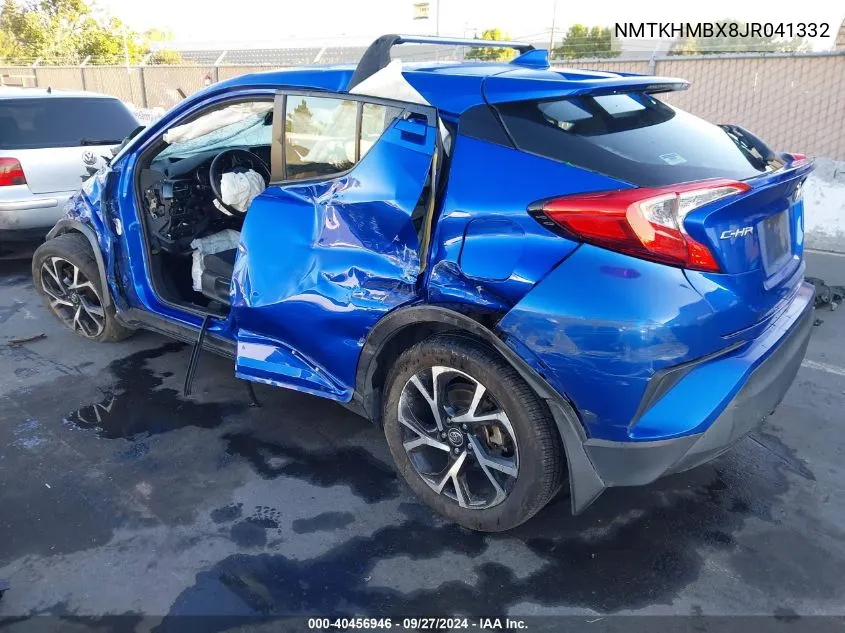 2018 Toyota C-Hr Xle VIN: NMTKHMBX8JR041332 Lot: 40456946