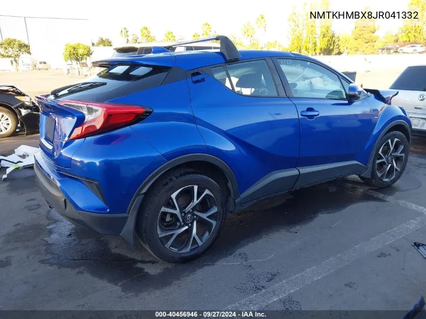 2018 Toyota C-Hr Xle VIN: NMTKHMBX8JR041332 Lot: 40456946