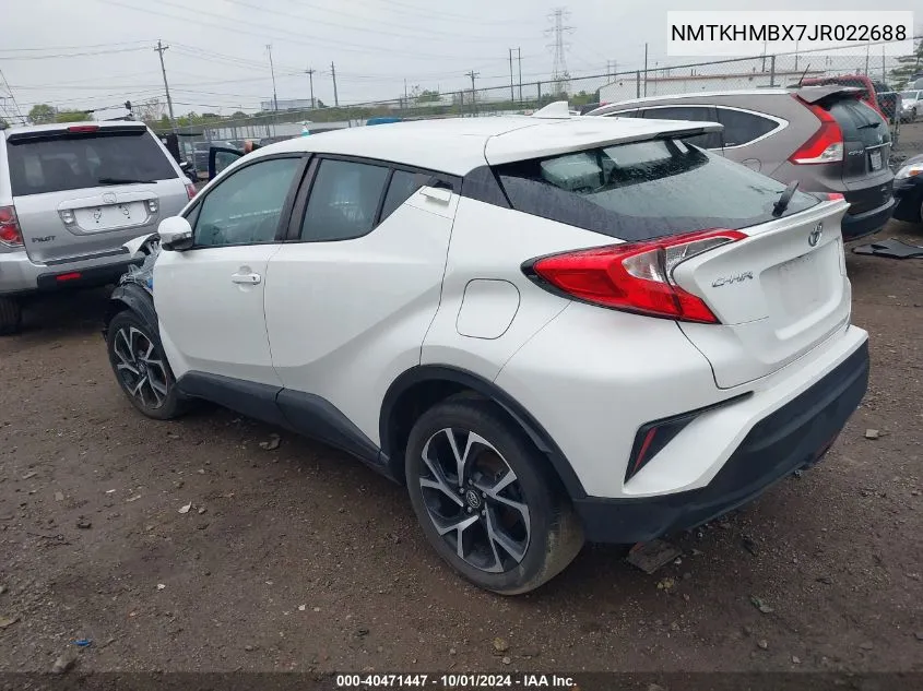 2018 Toyota C-Hr Xle Premium VIN: NMTKHMBX7JR022688 Lot: 40471447