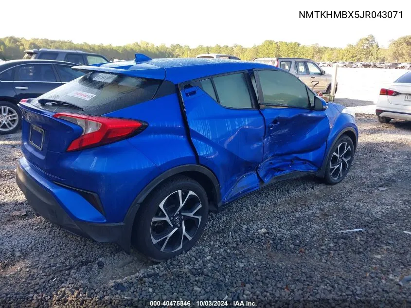 2018 Toyota C-Hr Xle Premium VIN: NMTKHMBX5JR043071 Lot: 40475846