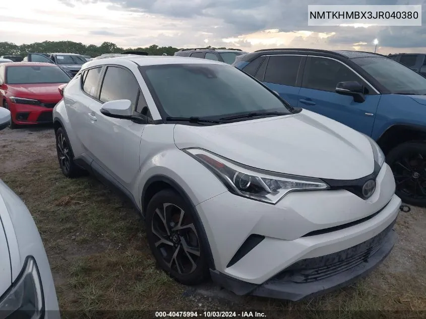 NMTKHMBX3JR040380 2018 Toyota C-Hr Xle