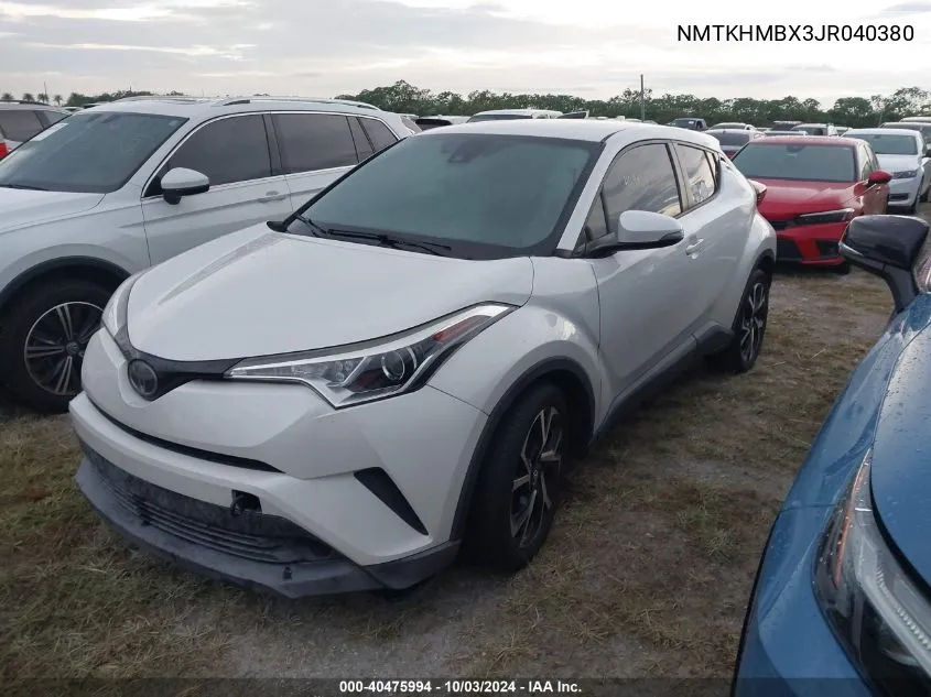 NMTKHMBX3JR040380 2018 Toyota C-Hr Xle