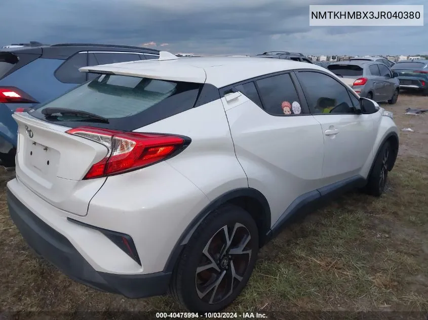 NMTKHMBX3JR040380 2018 Toyota C-Hr Xle