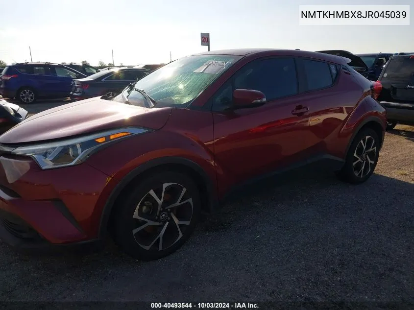 2018 Toyota C-Hr Xle Premium VIN: NMTKHMBX8JR045039 Lot: 40493544