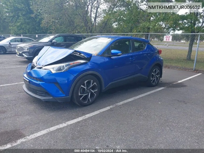 2018 Toyota C-Hr Xle VIN: NMTKHMBX7JR006622 Lot: 40494154