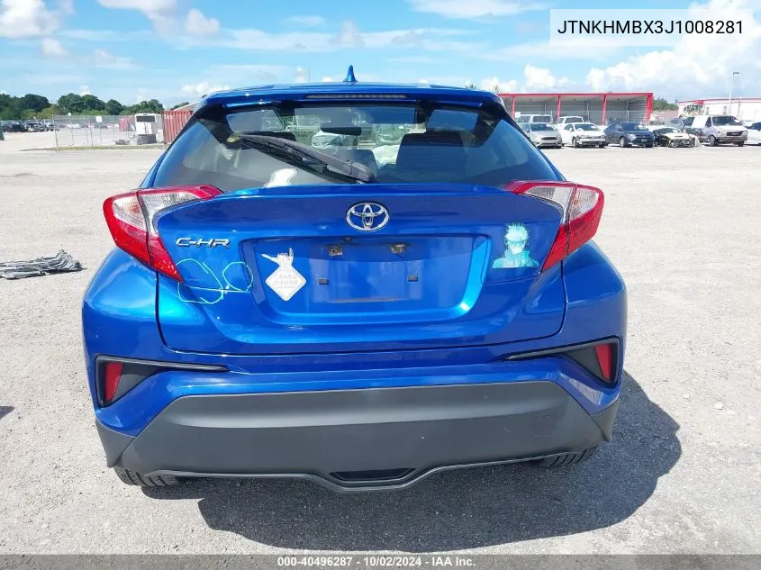 2018 Toyota C-Hr Xle VIN: JTNKHMBX3J1008281 Lot: 40496287