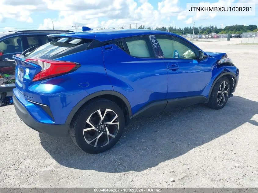 JTNKHMBX3J1008281 2018 Toyota C-Hr Xle