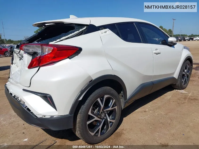 2018 Toyota C-Hr Xle Premium VIN: NMTKHMBX6JR028157 Lot: 40497251