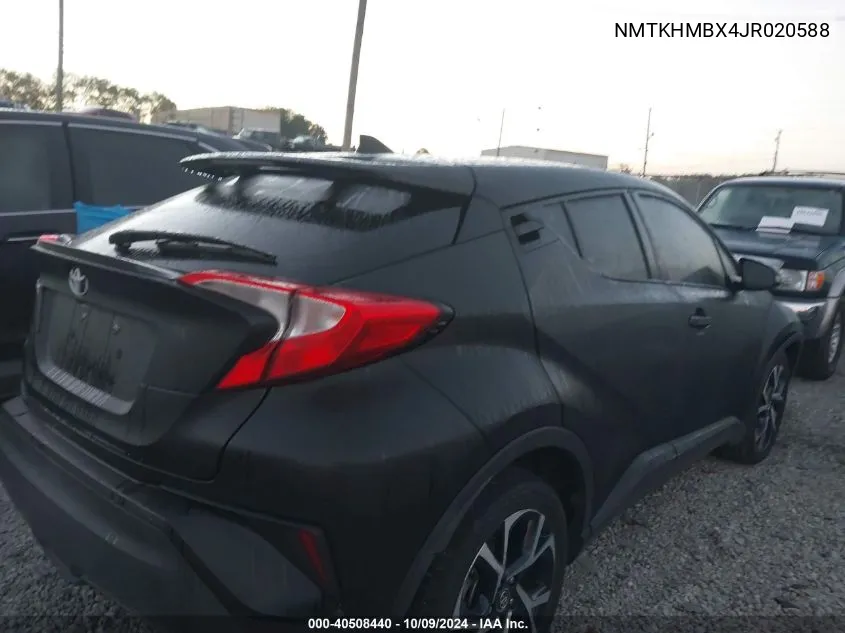 2018 Toyota C-Hr Xle VIN: NMTKHMBX4JR020588 Lot: 40508440