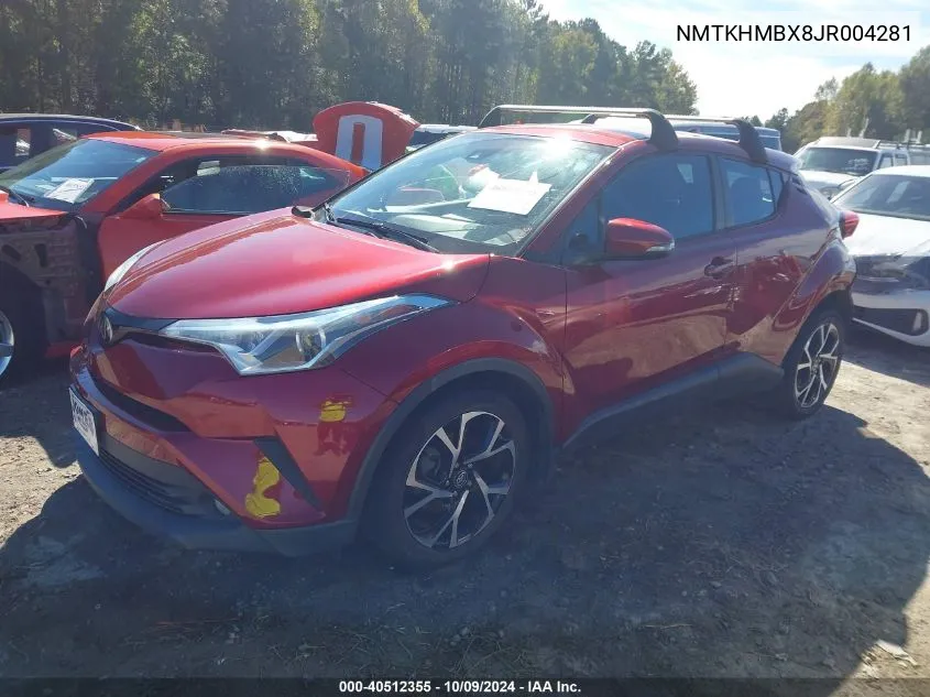 NMTKHMBX8JR004281 2018 Toyota C-Hr Xle Premium