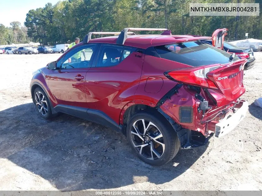 NMTKHMBX8JR004281 2018 Toyota C-Hr Xle Premium