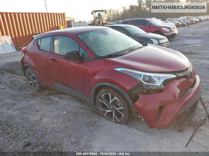 NMTKHMBX3JR043036 2018 Toyota C-Hr Xle/Xle Premium