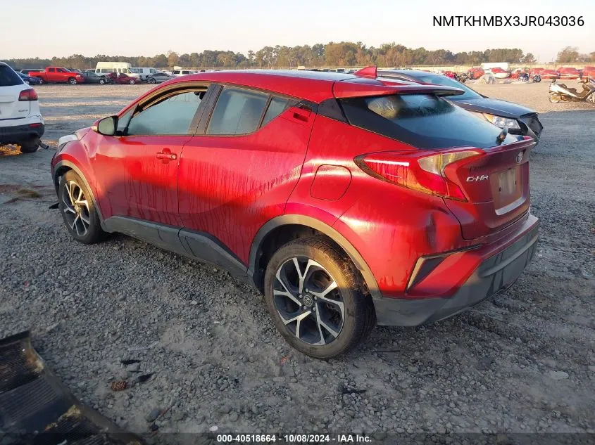 NMTKHMBX3JR043036 2018 Toyota C-Hr Xle/Xle Premium