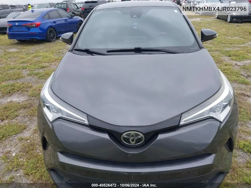 2018 Toyota C-Hr Xle Premium VIN: NMTKHMBX4JR023796 Lot: 40526472