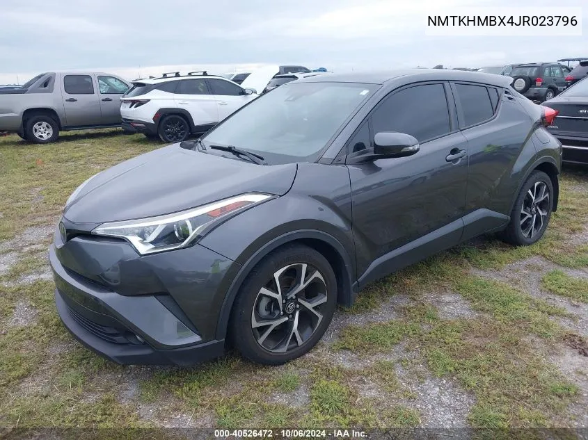 2018 Toyota C-Hr Xle Premium VIN: NMTKHMBX4JR023796 Lot: 40526472