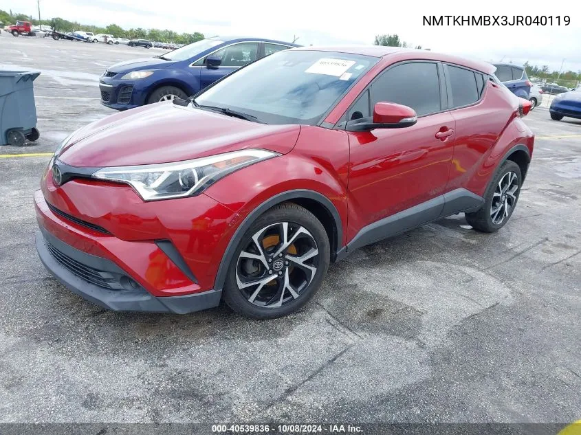 NMTKHMBX3JR040119 2018 Toyota C-Hr Xle