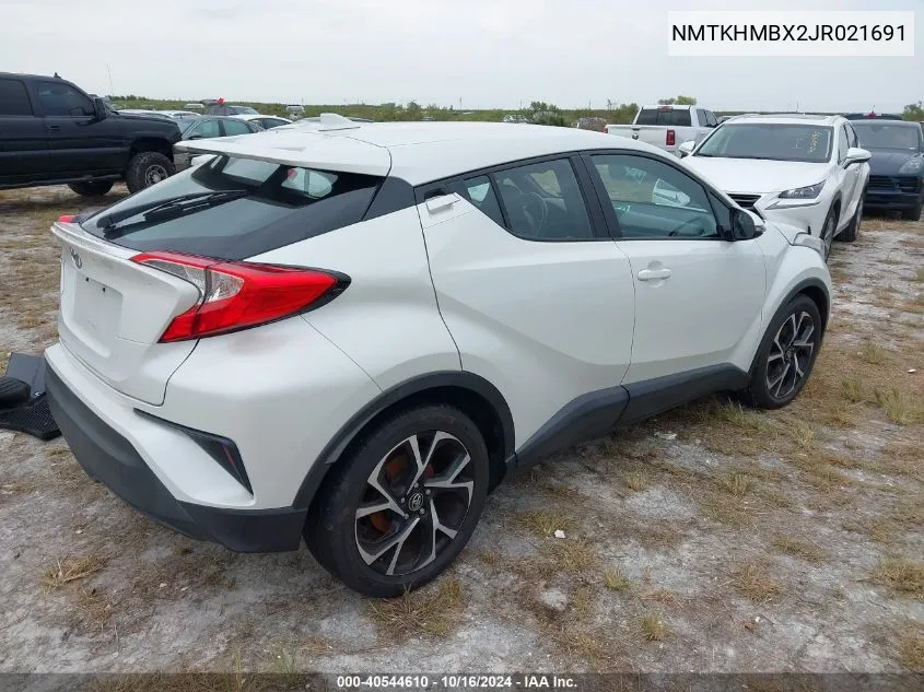 2018 Toyota C-Hr Xle VIN: NMTKHMBX2JR021691 Lot: 40544610