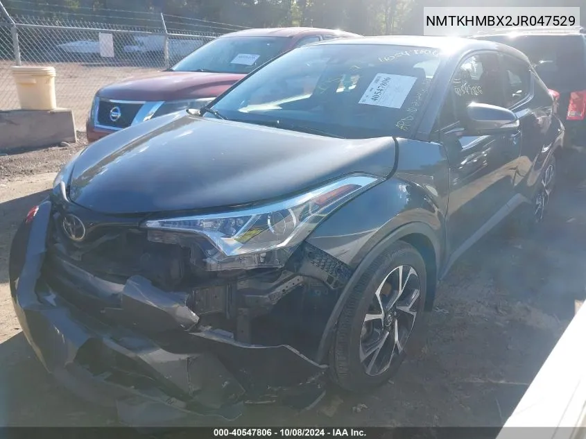 2018 Toyota C-Hr Xle Premium VIN: NMTKHMBX2JR047529 Lot: 40547806