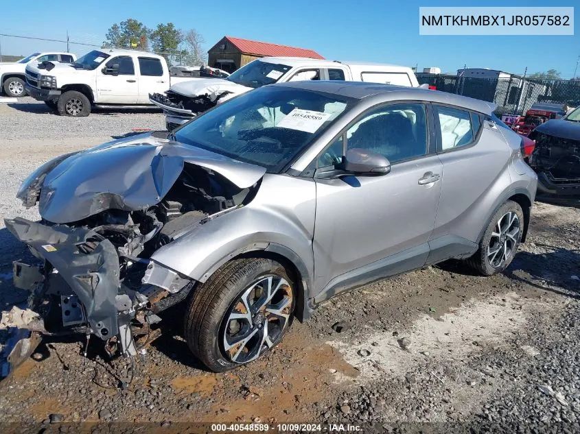 2018 Toyota C-Hr Xle Premium VIN: NMTKHMBX1JR057582 Lot: 40548589