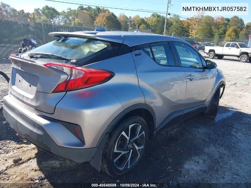 2018 Toyota C-Hr Xle Premium VIN: NMTKHMBX1JR057582 Lot: 40548589