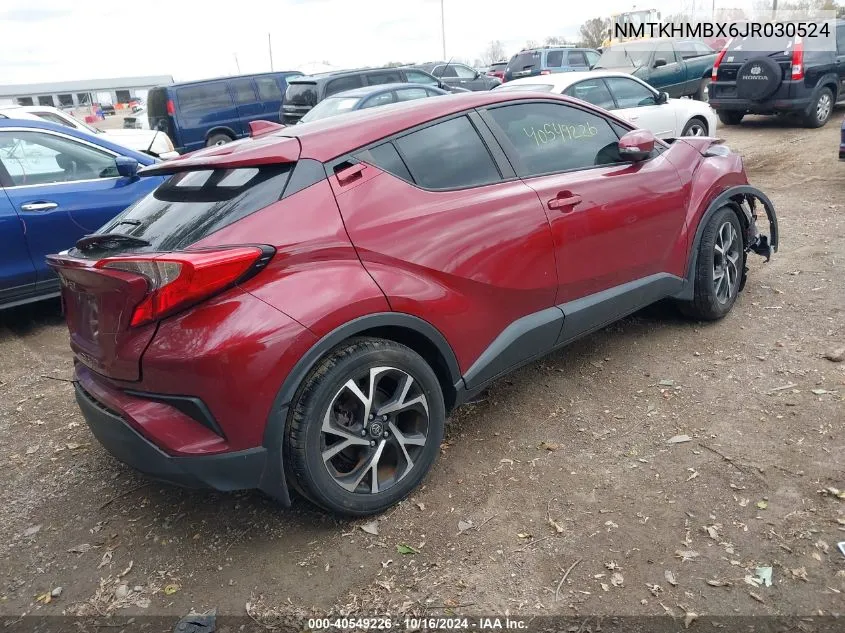 2018 Toyota C-Hr Xle VIN: NMTKHMBX6JR030524 Lot: 40549226