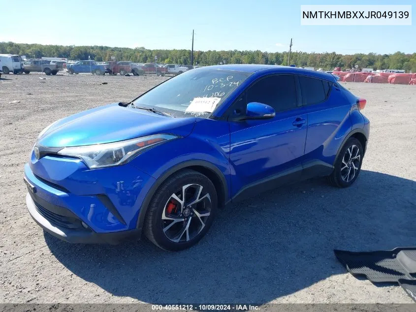 NMTKHMBXXJR049139 2018 Toyota C-Hr Xle Premium