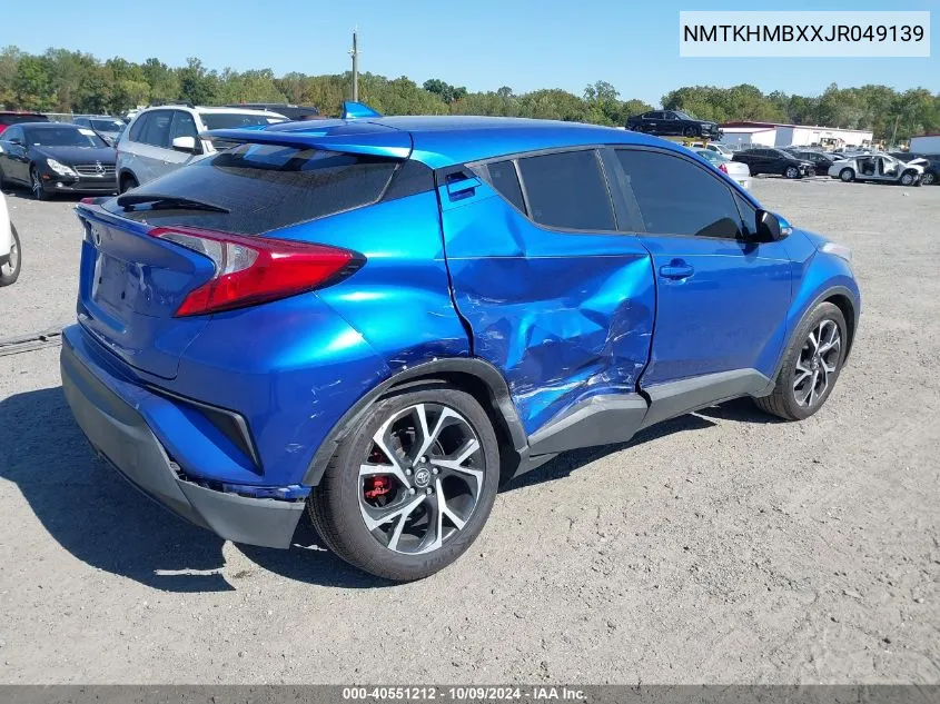 NMTKHMBXXJR049139 2018 Toyota C-Hr Xle Premium