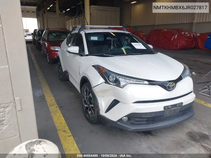 2018 Toyota C-Hr Xle Premium VIN: NMTKHMBX6JR027817 Lot: 40554495