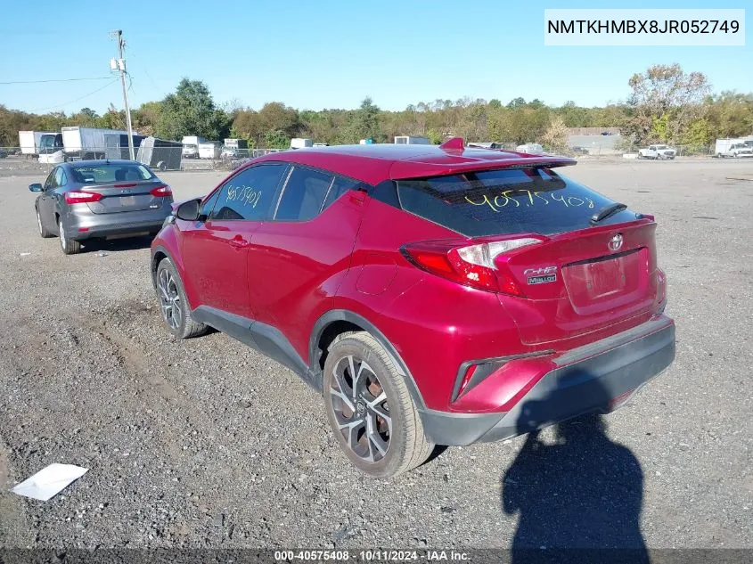 NMTKHMBX8JR052749 2018 Toyota C-Hr Xle Premium