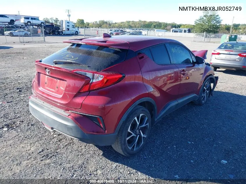 2018 Toyota C-Hr Xle Premium VIN: NMTKHMBX8JR052749 Lot: 40575408